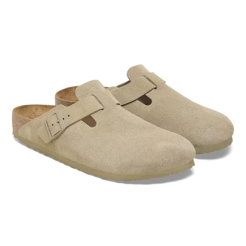 Boston - Suede Faded Khaki - Normale