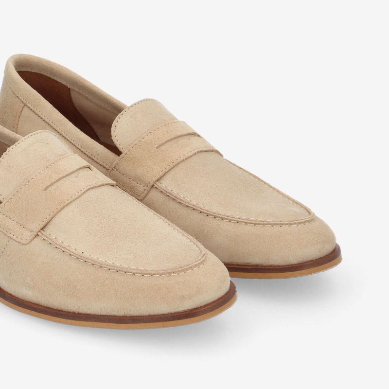 SMART MOC M COWSUEDE LIGHT BEIGE