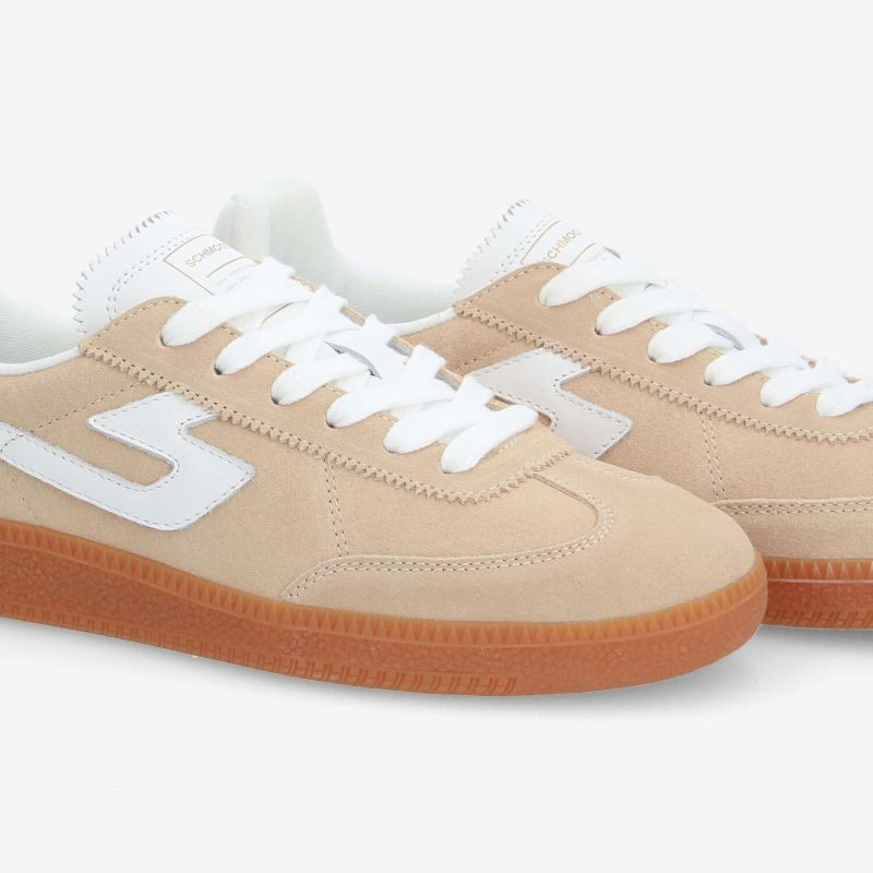 SHEFFIELD JOGGER M SUEDE/NAPPA BEIGE/WHITE