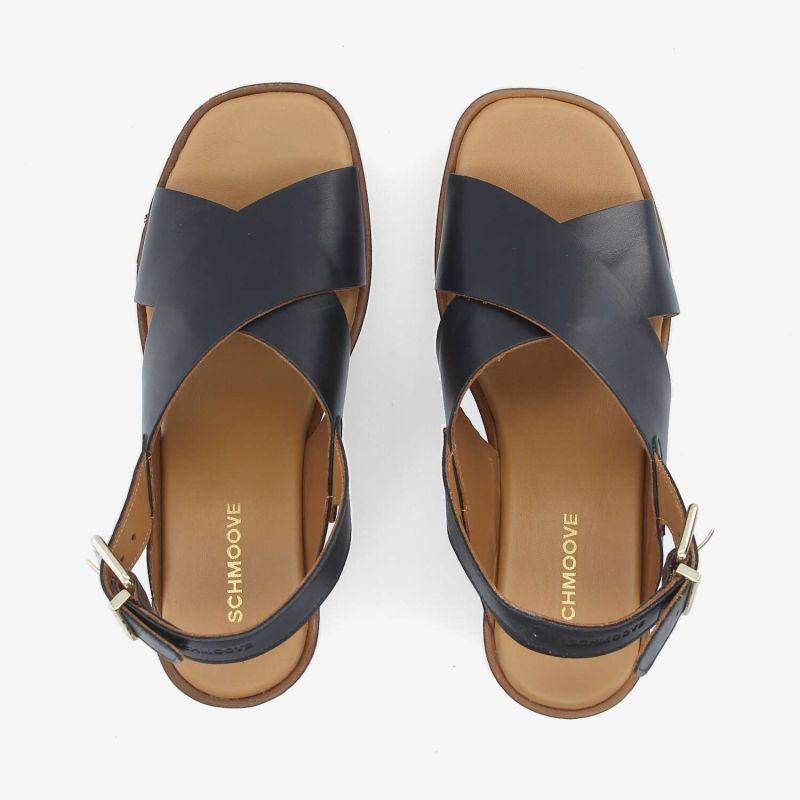 FLORES SANDALE W NAPPA BLACK