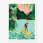 Affiche - Paddle Girl