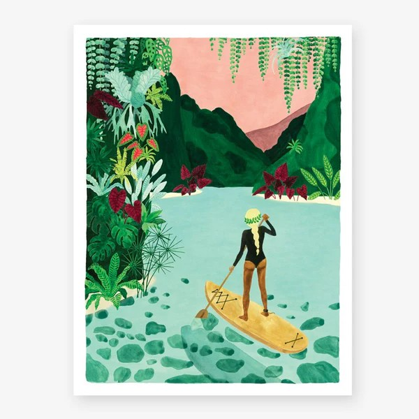 Affiche - Paddle Girl