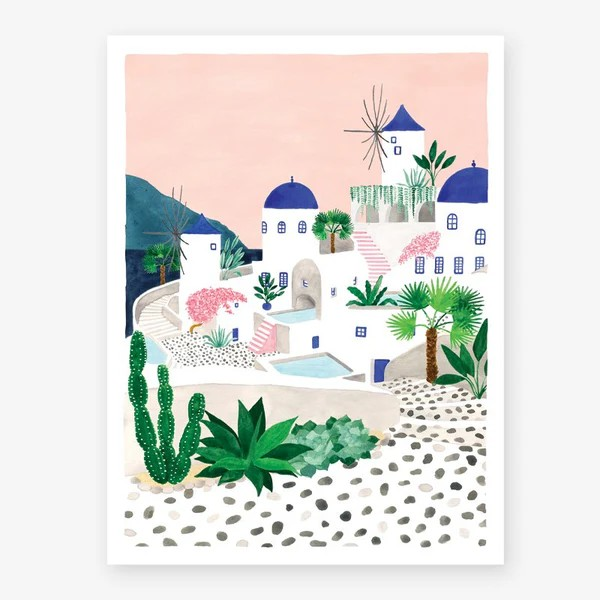 Affiche - Santorini