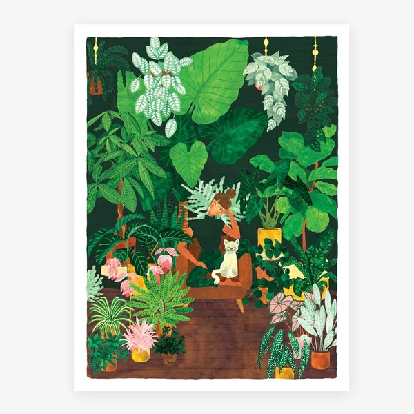 Affiche - Plant Addict Lady