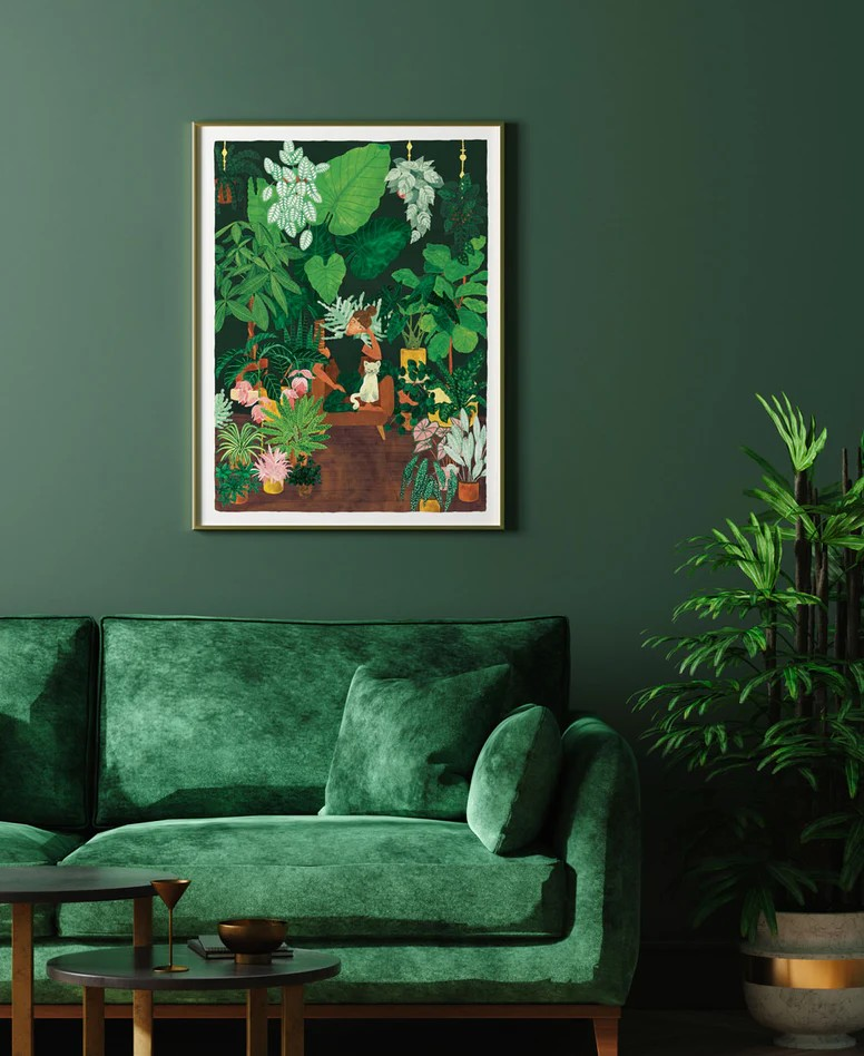 Affiche - Plant Addict Lady