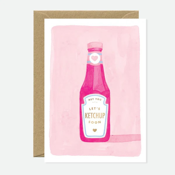 Carte de voeux - Ketchup Soon - Dorure