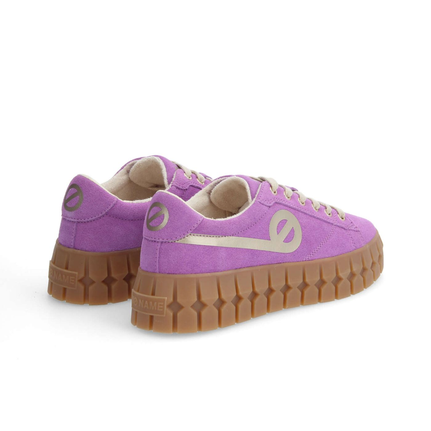 PLAY SNEAKER W SUEDE/PRINT IRIS/L.GOLD