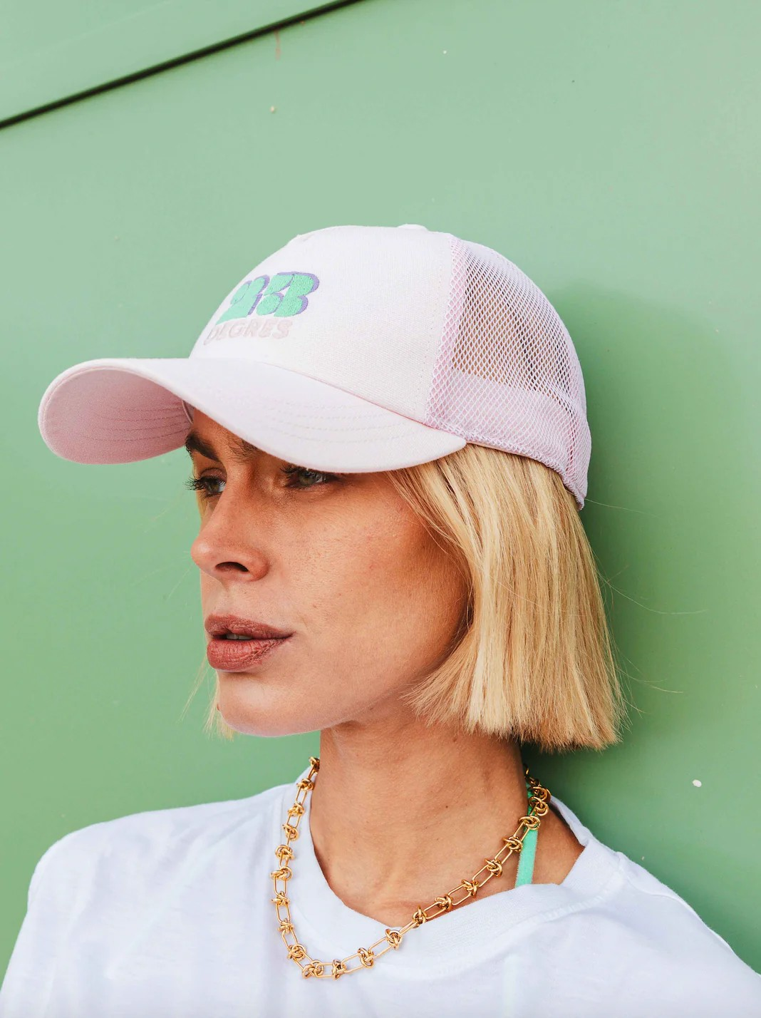 CASQUETTE - SUNSHINE ROSE PÂLE