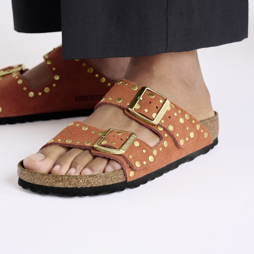 Arizona Rivet - Suede Dark Rust