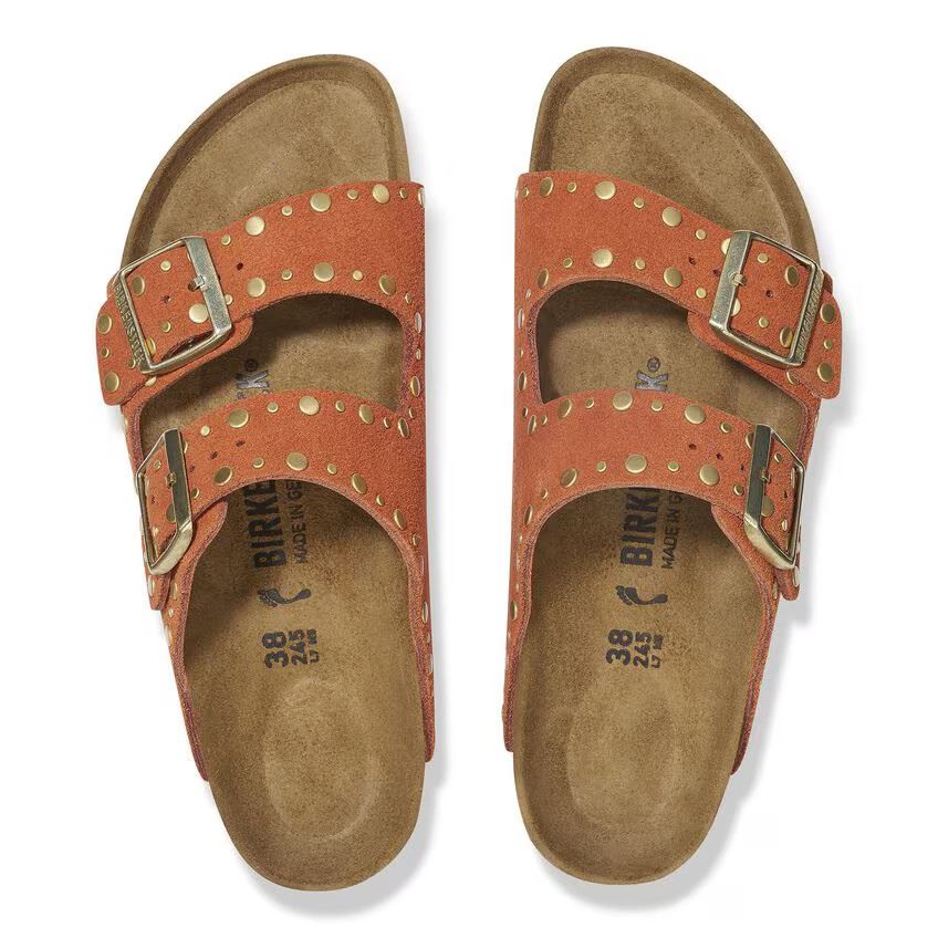 Arizona Rivet - Suede Dark Rust