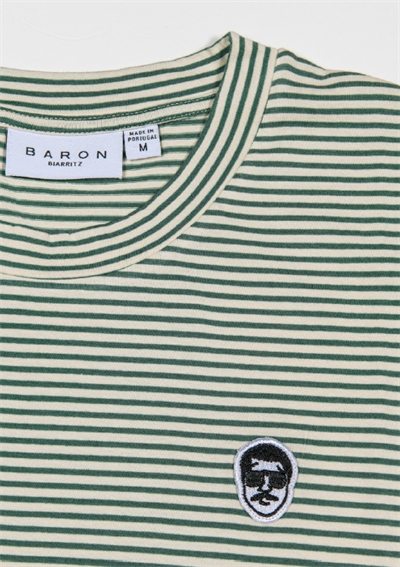 T-SHIRT - RAYURE - IVOIRE / KAKI