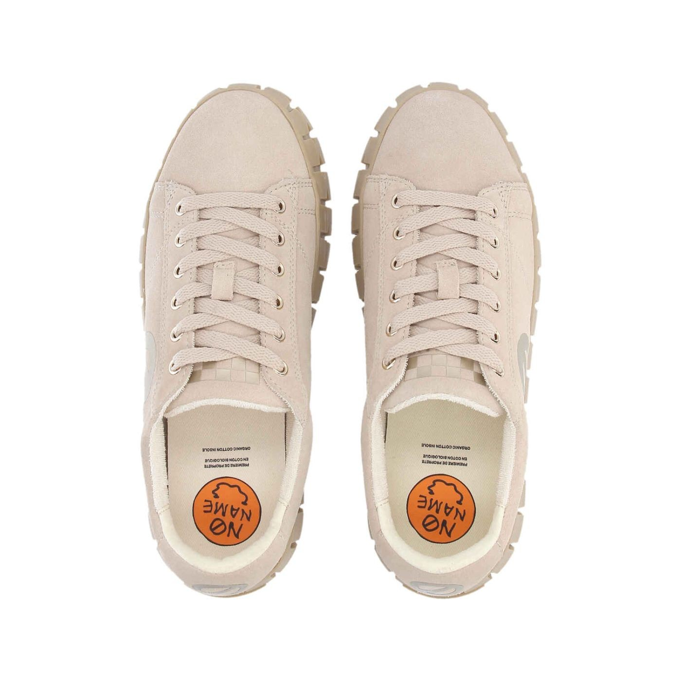 PLAY SNEAKER W SUEDE/PRINT NUDE/L.GOLD