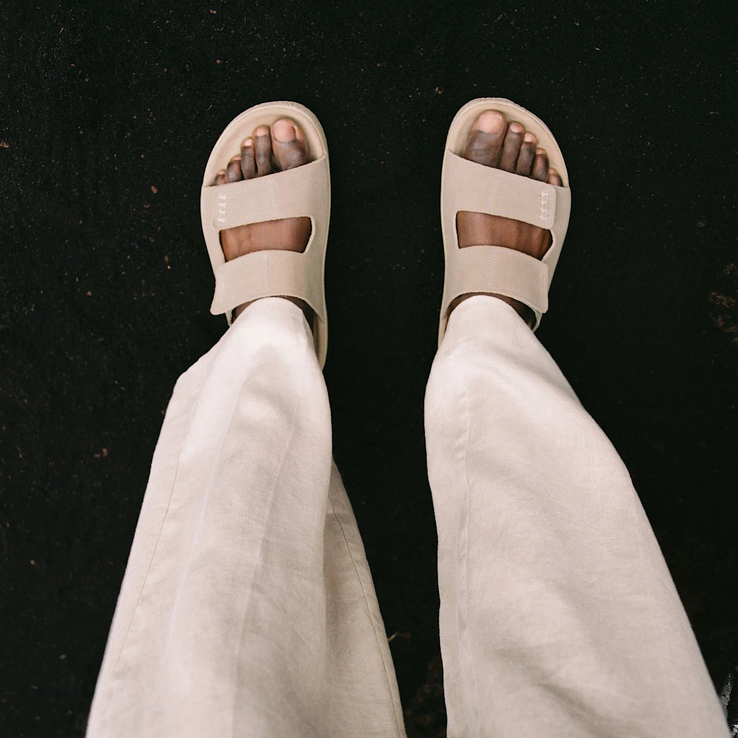 ETNA SUEDE TAUPE ALMOND - FEMME