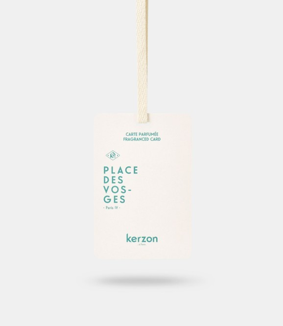 CARTE PARFUMÉE - Place des Vosges (Rose & géranium)