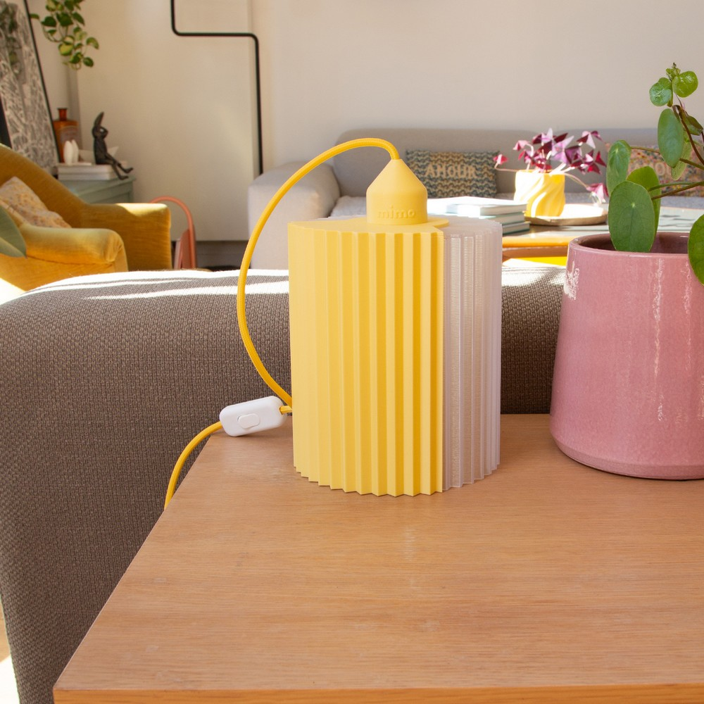 Lampe à poser PRISMO - Jaune