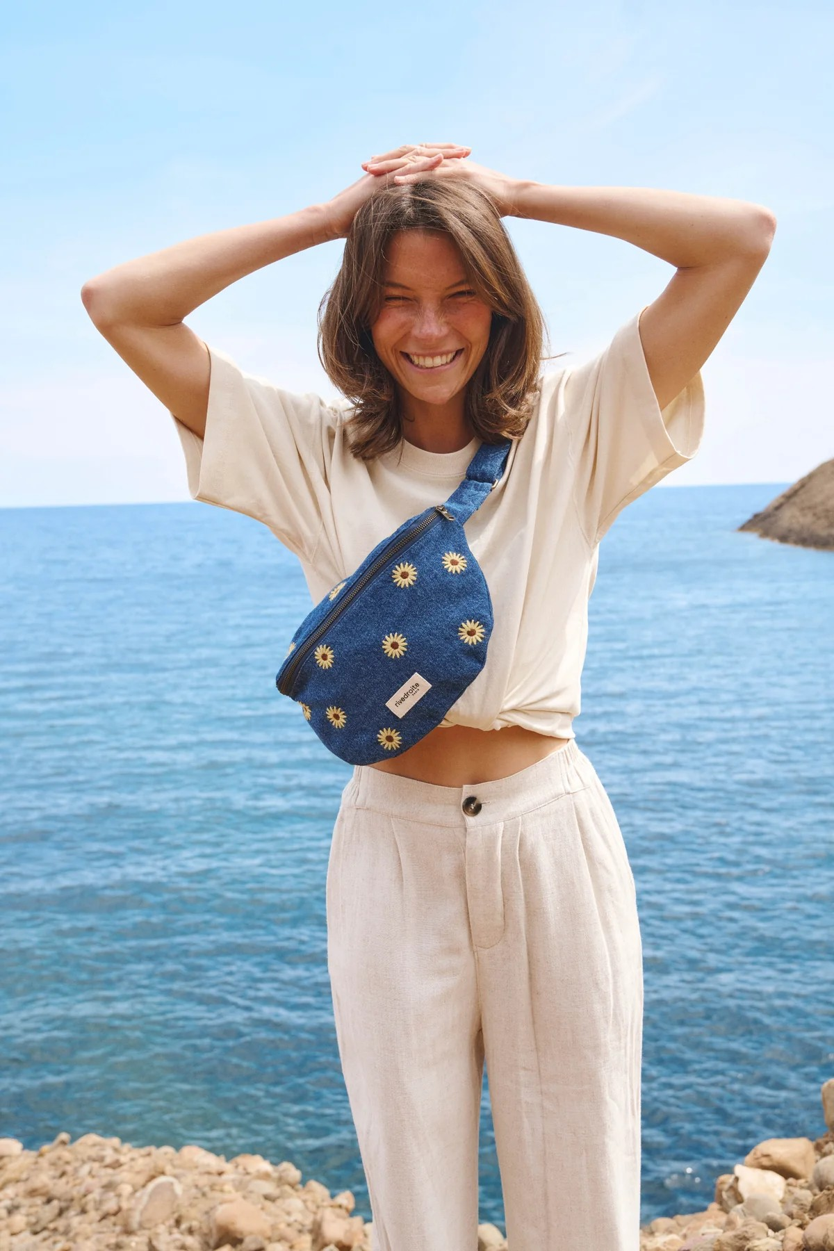 Custine (Joy&Love25) - Denim broderie Tournesol