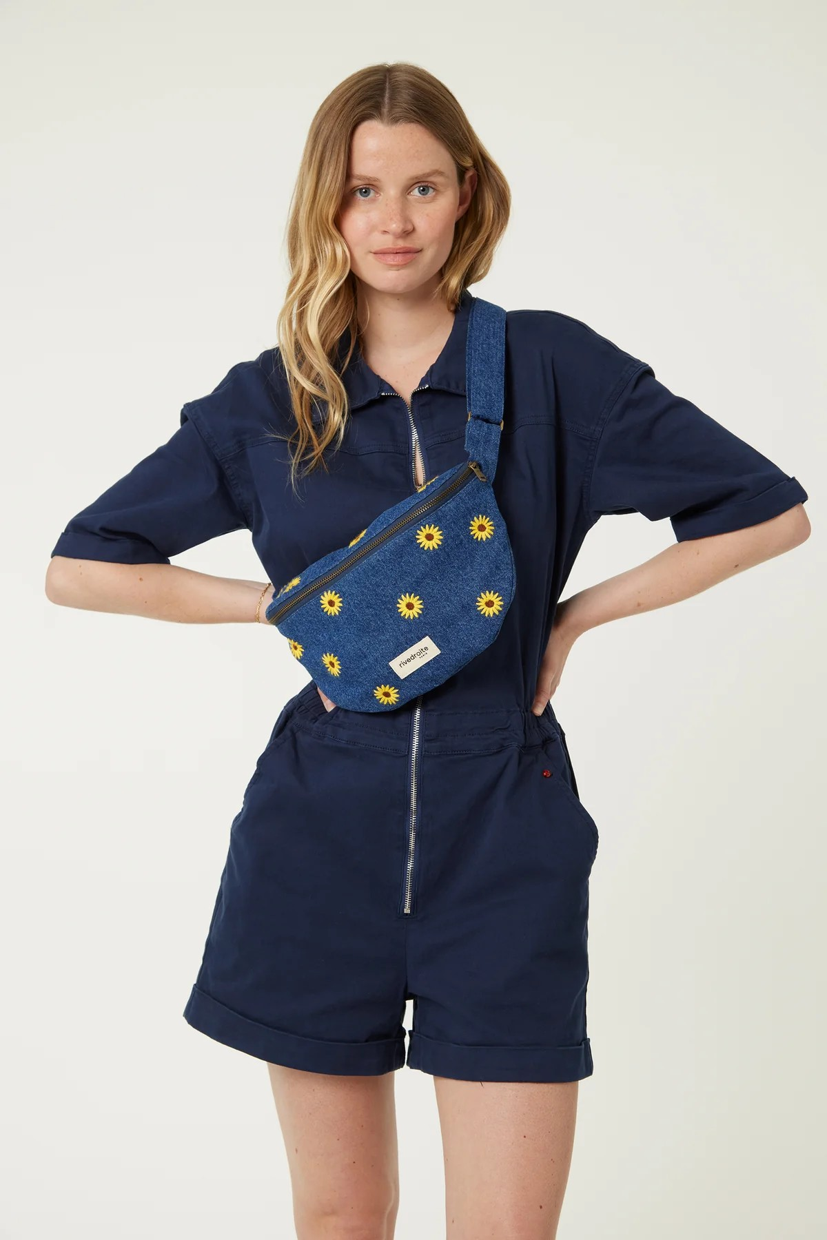 Custine (Joy&Love25) - Denim broderie Tournesol
