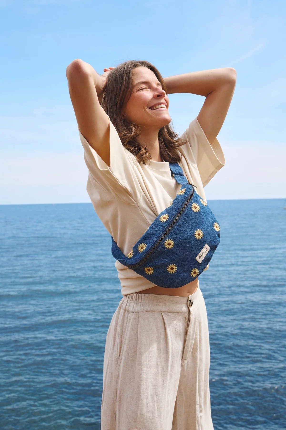 Custine (Joy&Love25) - Denim broderie Tournesol