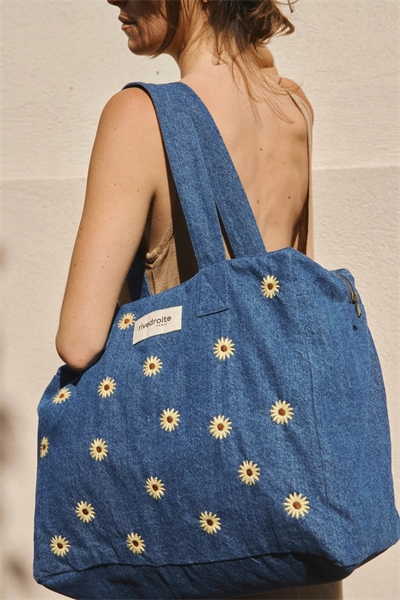 Célestins (Joy&Love25) - Denim broderie Tournesol