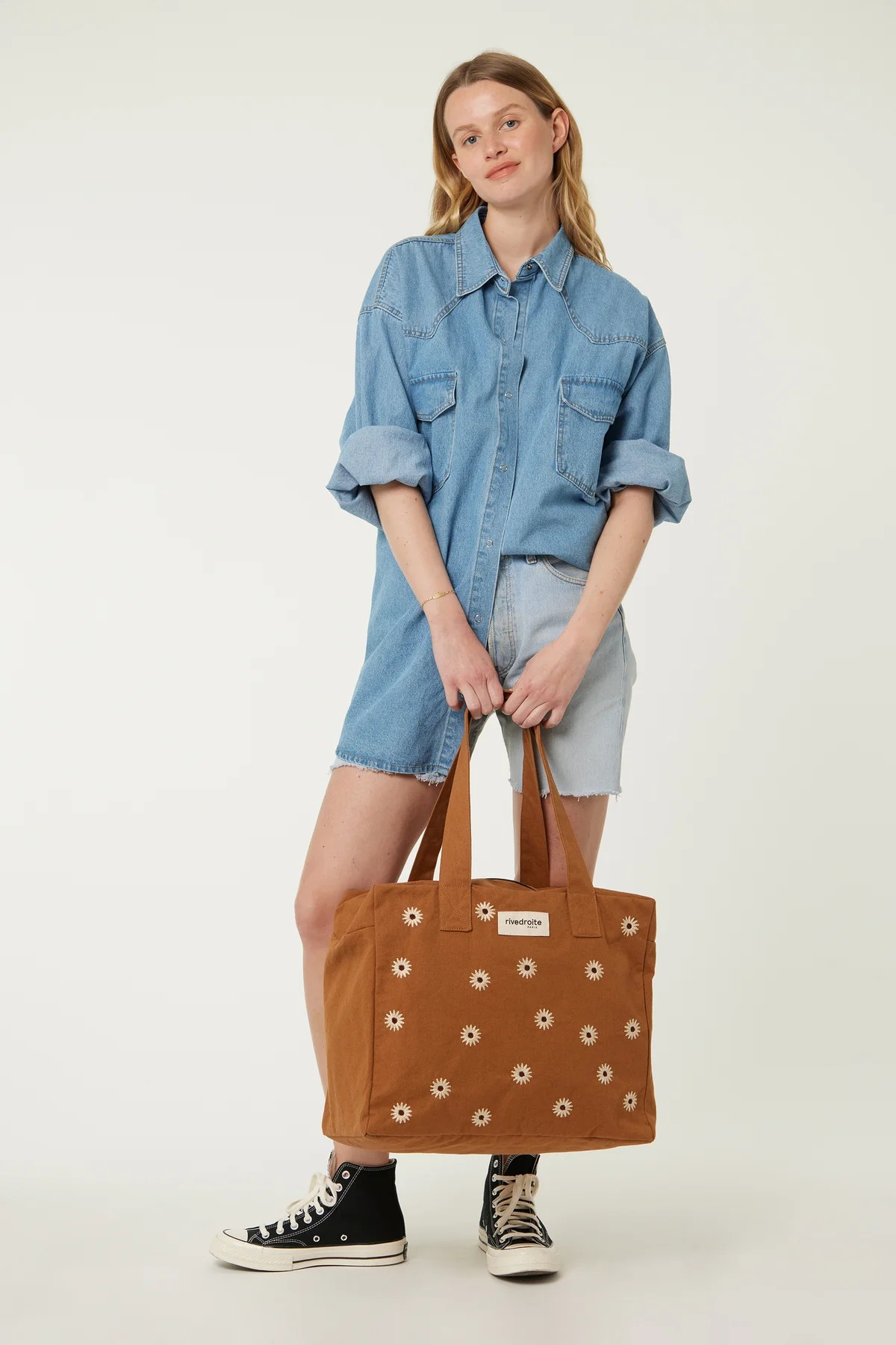 Célestins (Joy&Love25) - Camel broderie Tournesol