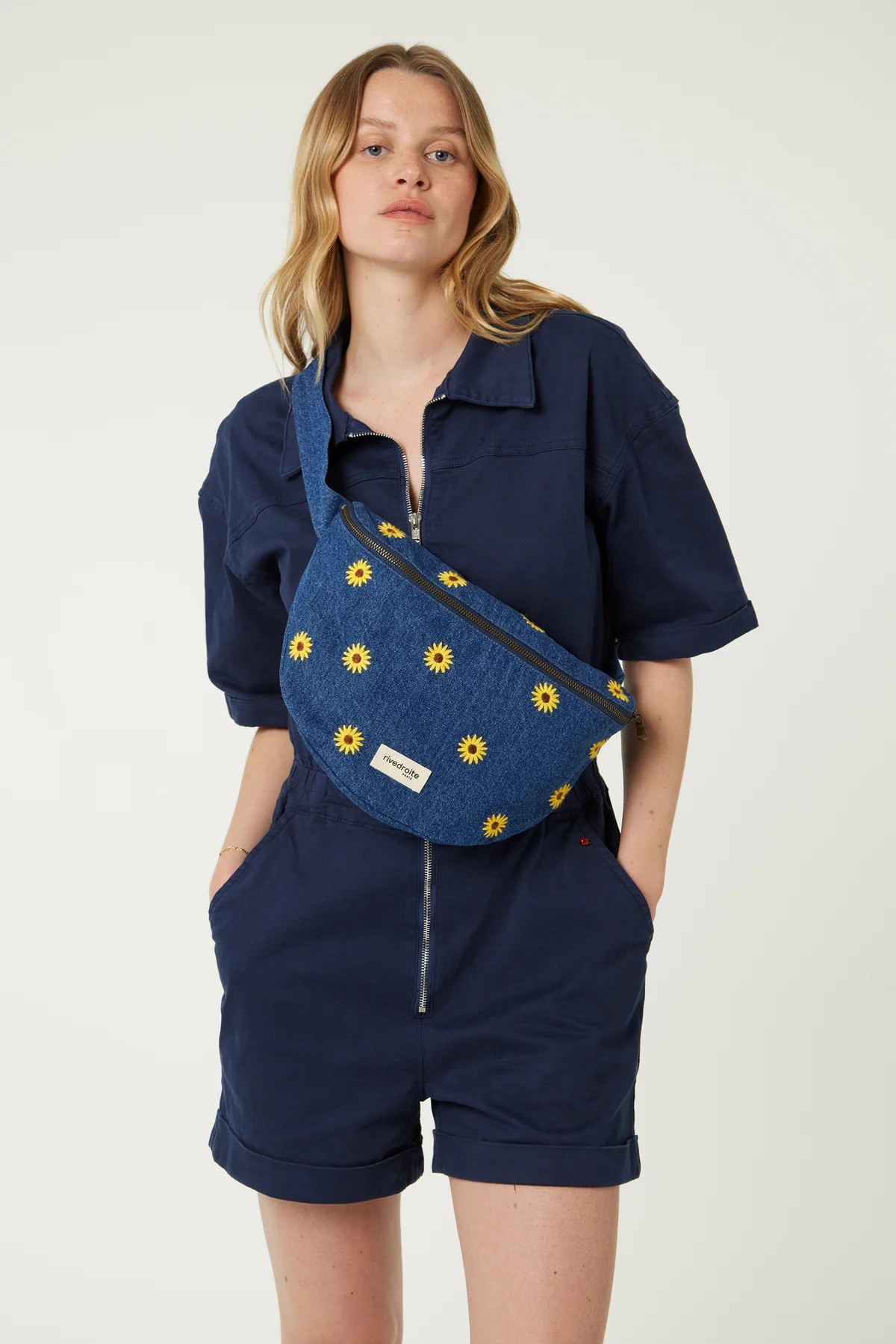 Custine XL (Joy&Love25) - Denim broderie Tournesol