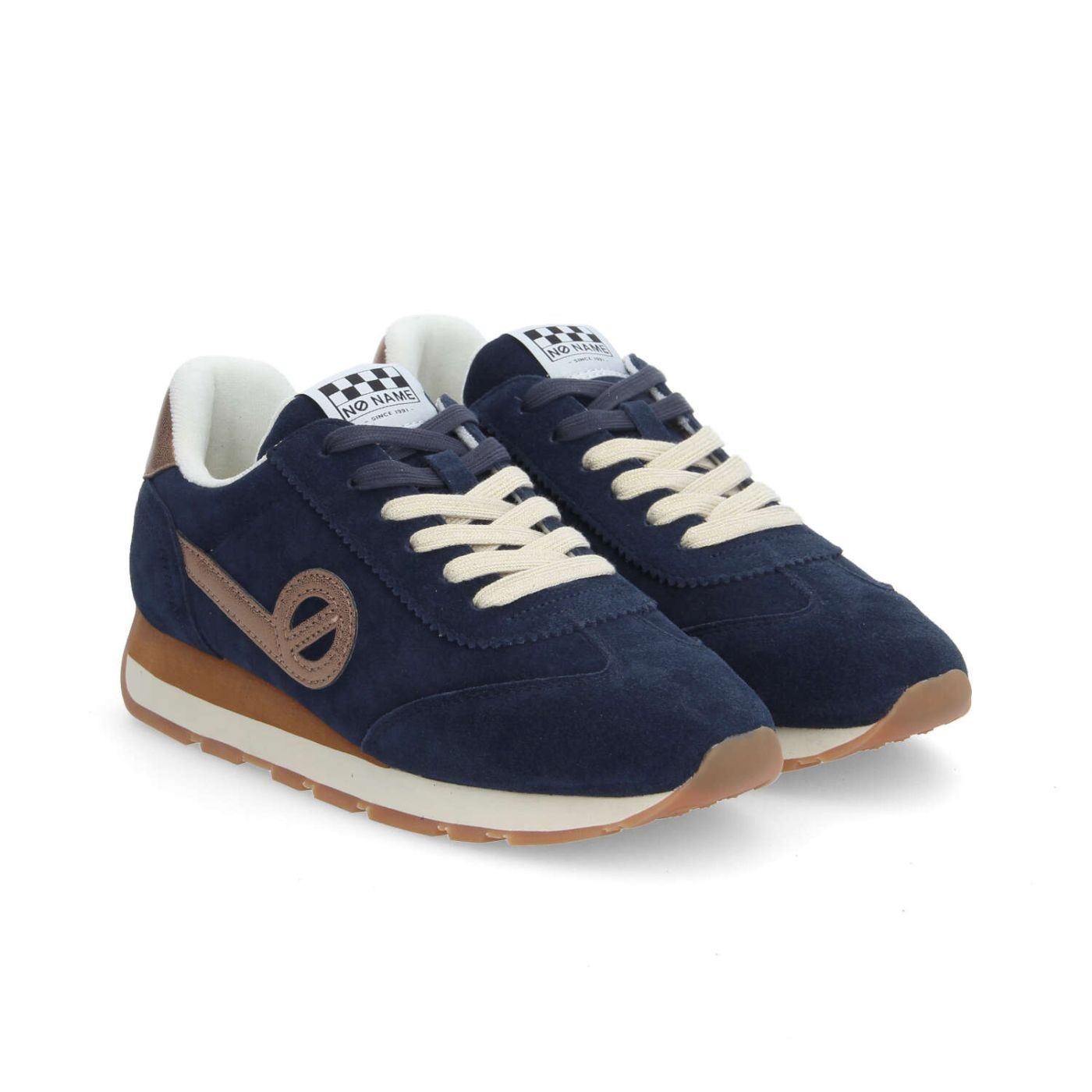 CITY RUN JOGGER W SUEDE NAVY