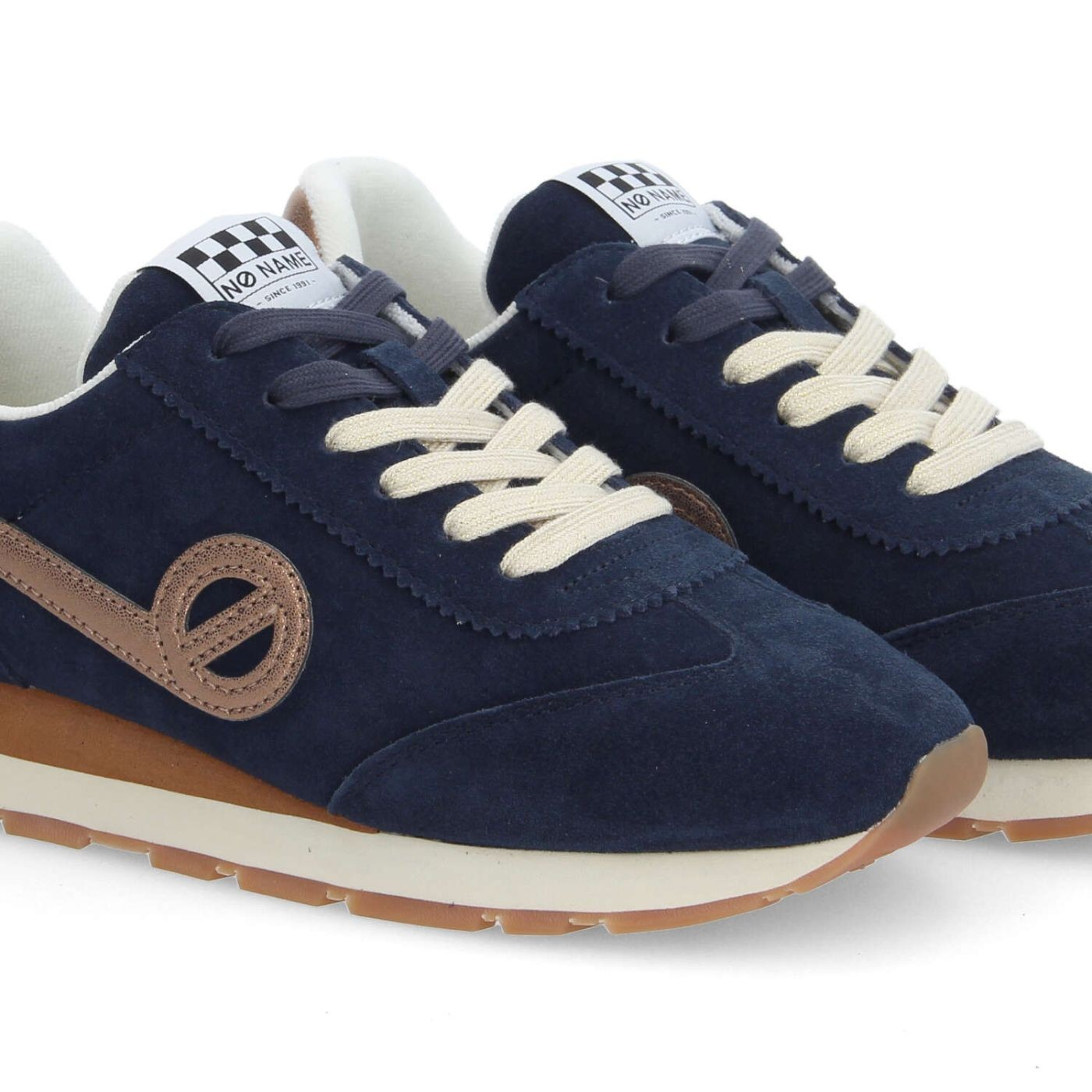 CITY RUN JOGGER W SUEDE NAVY