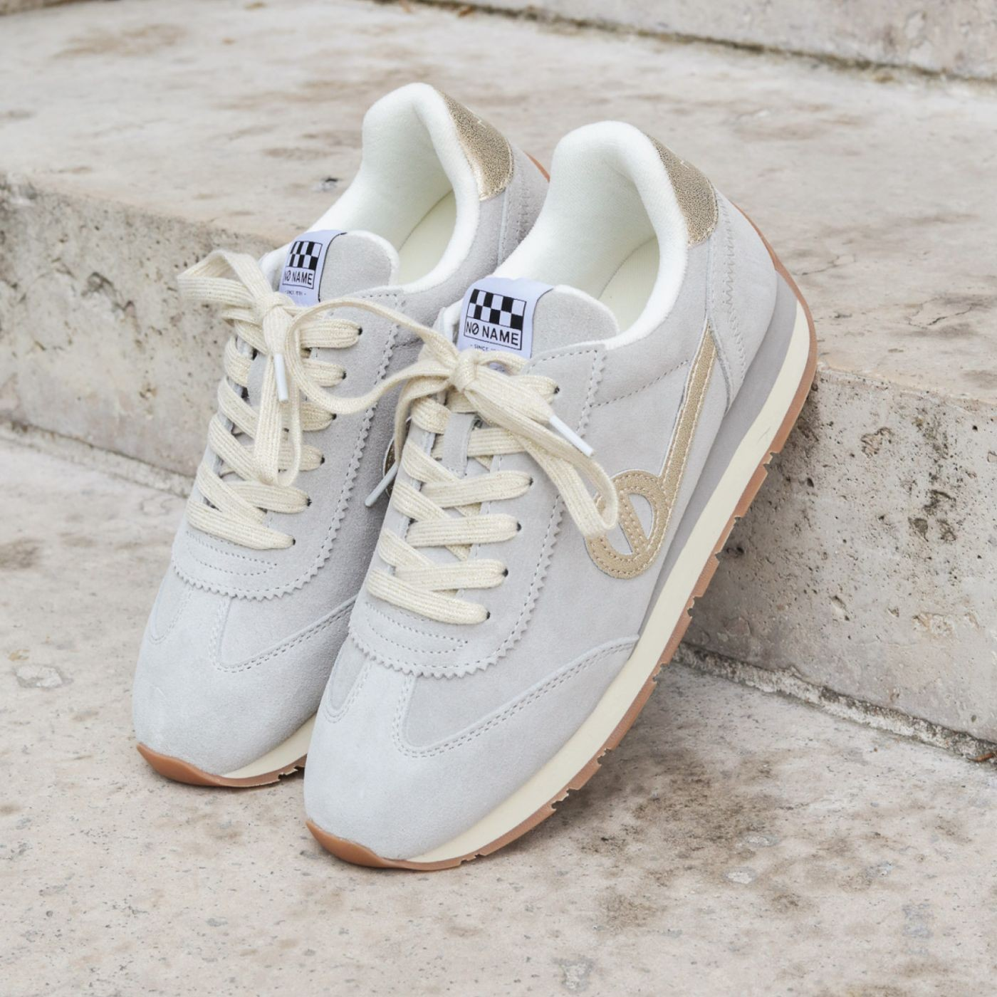 CITY RUN JOGGER W SUEDE FUMO