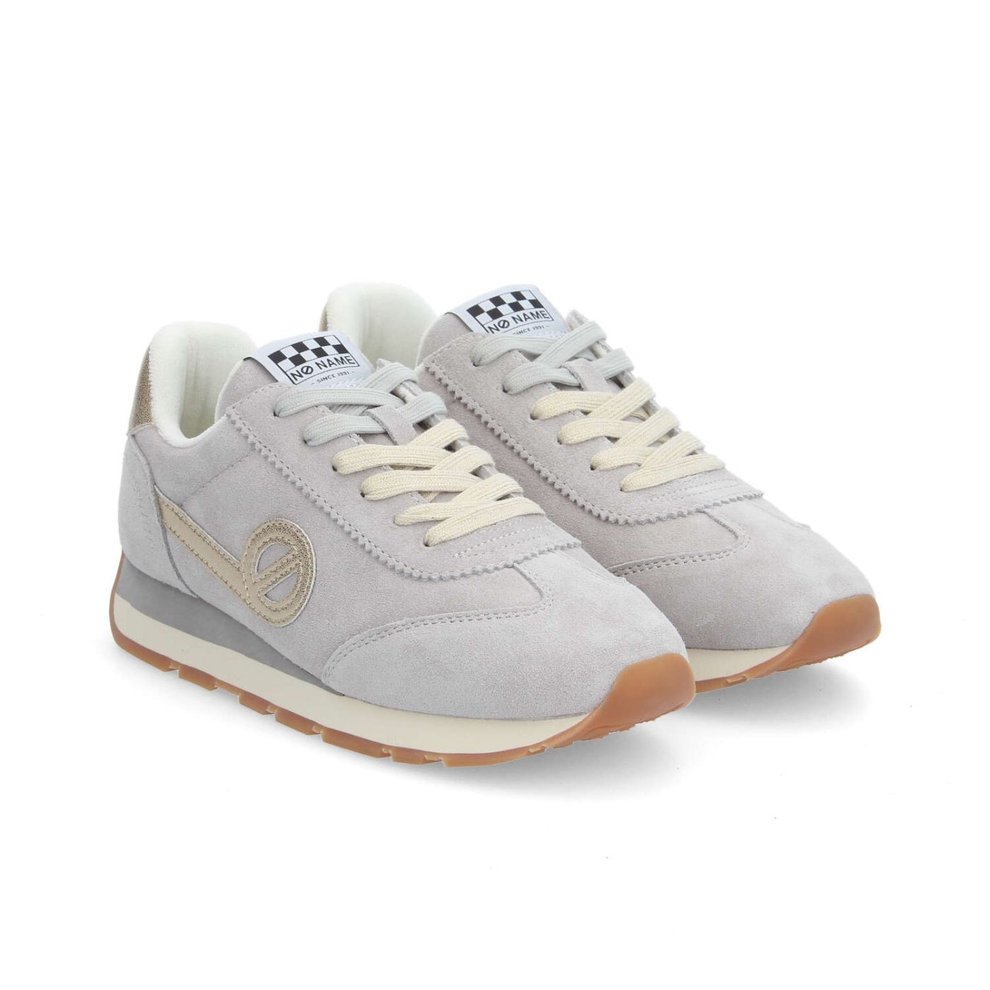 CITY RUN JOGGER W SUEDE FUMO