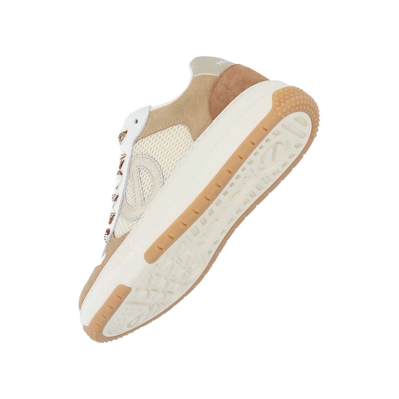 ALISON SNEAKER W SDE/MESH/GRAIN NUTS/DOVE/DOVE