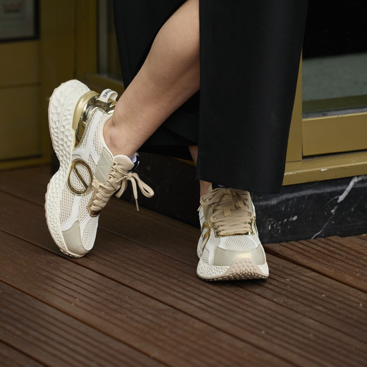 CARTER 2.0 RUNNER W L.MESH/MET/NYL DOVE/GOLD/BEIGE