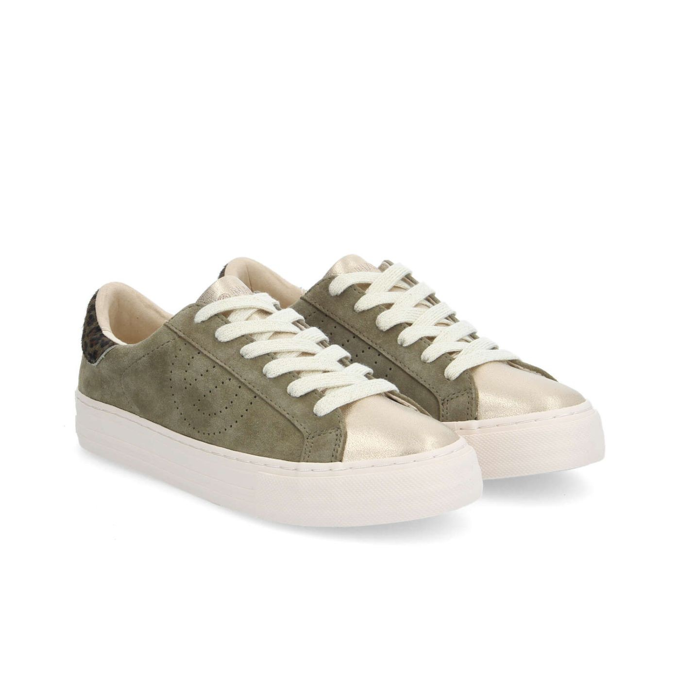 ARCADE SNEAKER PERFO W SDE/GLO/PONYLEO OLIVE/GOLD/OLIVE