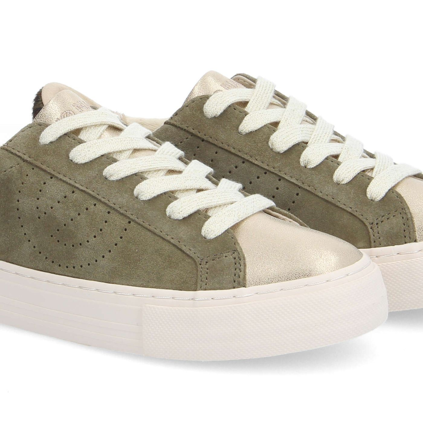 ARCADE SNEAKER PERFO W SDE/GLO/PONYLEO OLIVE/GOLD/OLIVE