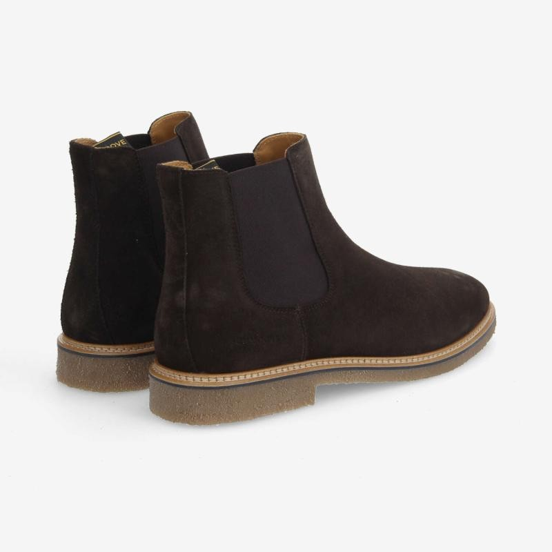 DUBLIN CHELSEA M SUEDE EBONY