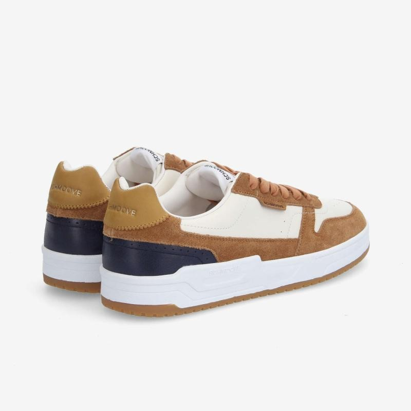BROOKLYN PREPPY M NAPPA/SUEDE DOVE/CAMEL