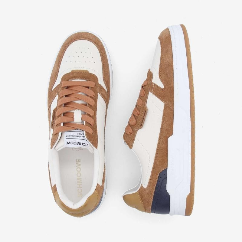 BROOKLYN PREPPY M NAPPA/SUEDE DOVE/CAMEL