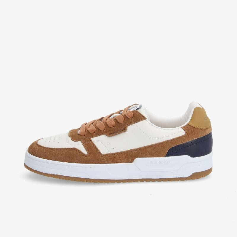 BROOKLYN PREPPY M NAPPA/SUEDE DOVE/CAMEL