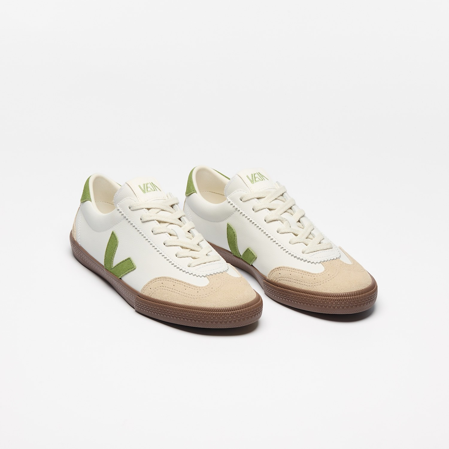 VOLLEY O.T. LEATHER WHITE KIWI BARK