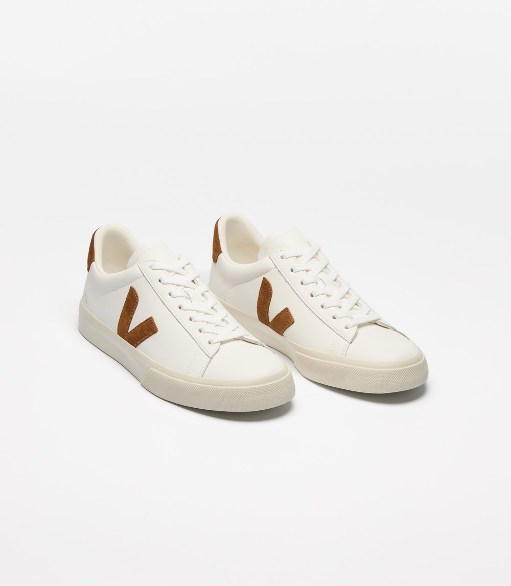 CAMPO LEATHER WHITE COGNAC - HOMME