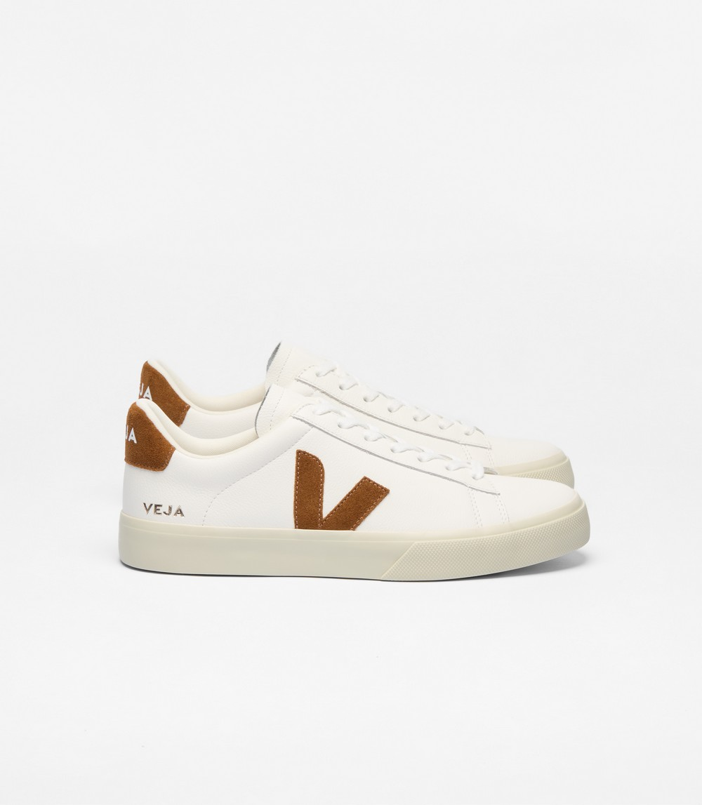CAMPO LEATHER WHITE COGNAC - HOMME