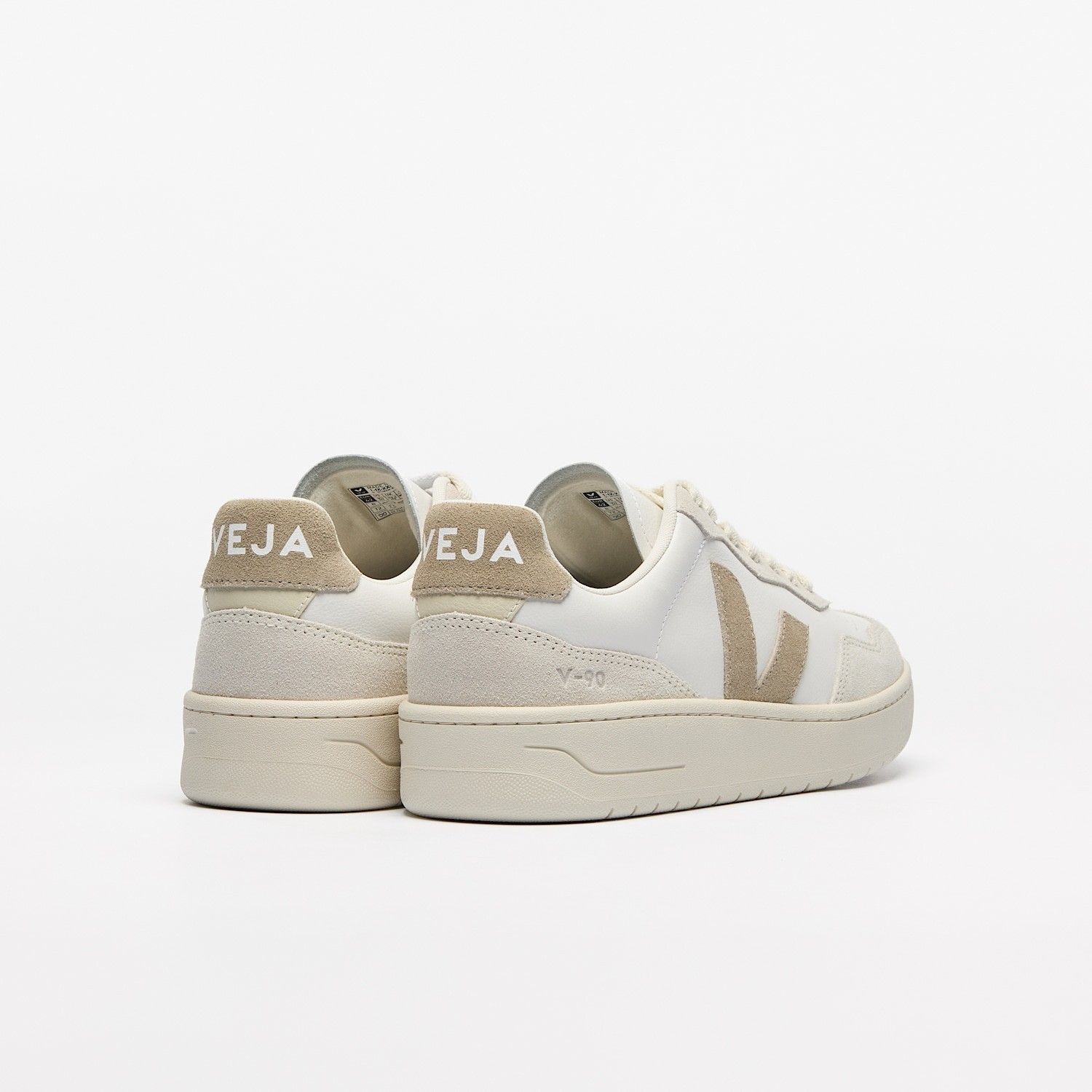 V90 O.T. LEATHER WHITE TAUPE - HOMME