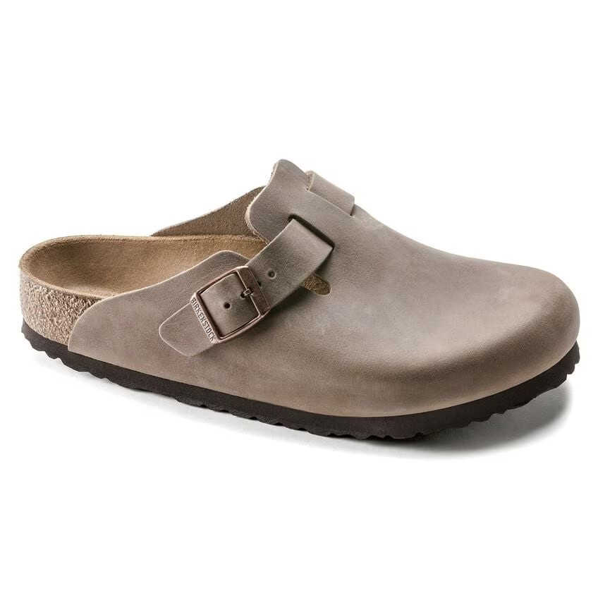 Boston - Cuir huilé Tabacco Brown - Etroite