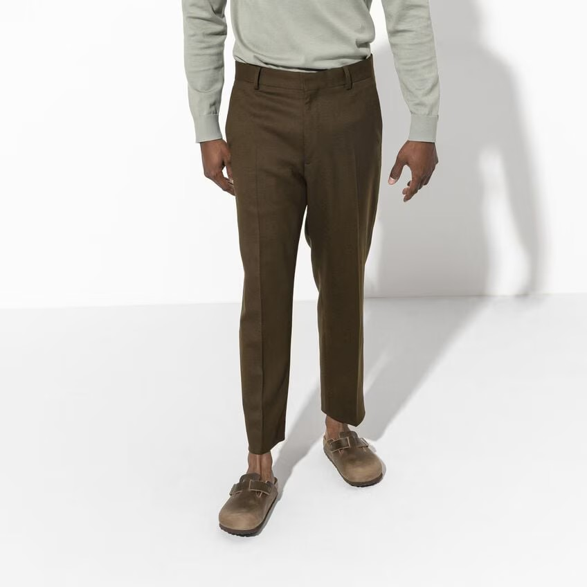 Boston - Cuir huilé Tabacco Brown - Etroite
