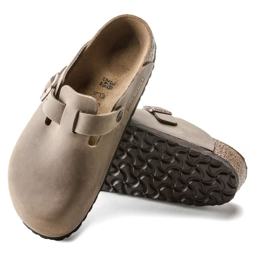 Boston - Cuir huilé Tabacco Brown - Etroite