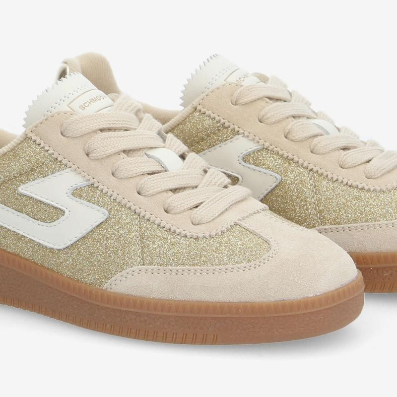 SHEFFIELD JOGGER W SPAN/SUEDE LIGHT GOLD/NUDE