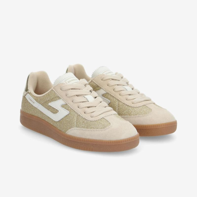 SHEFFIELD JOGGER W SPAN/SUEDE LIGHT GOLD/NUDE