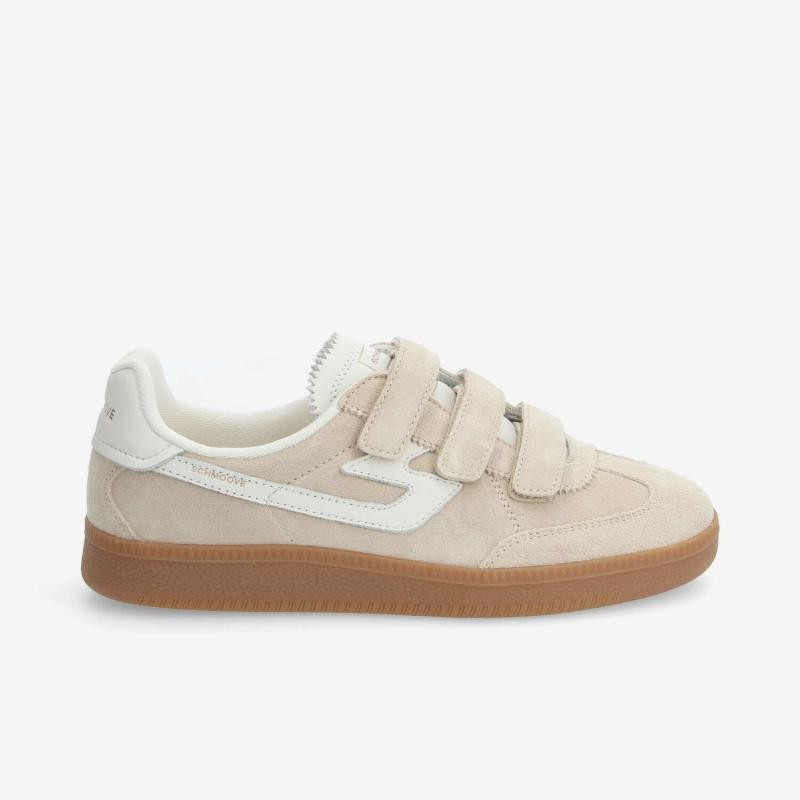 SHEFFIELD STRAPS W SUEDE/NAPPA NUDE/DOVE
