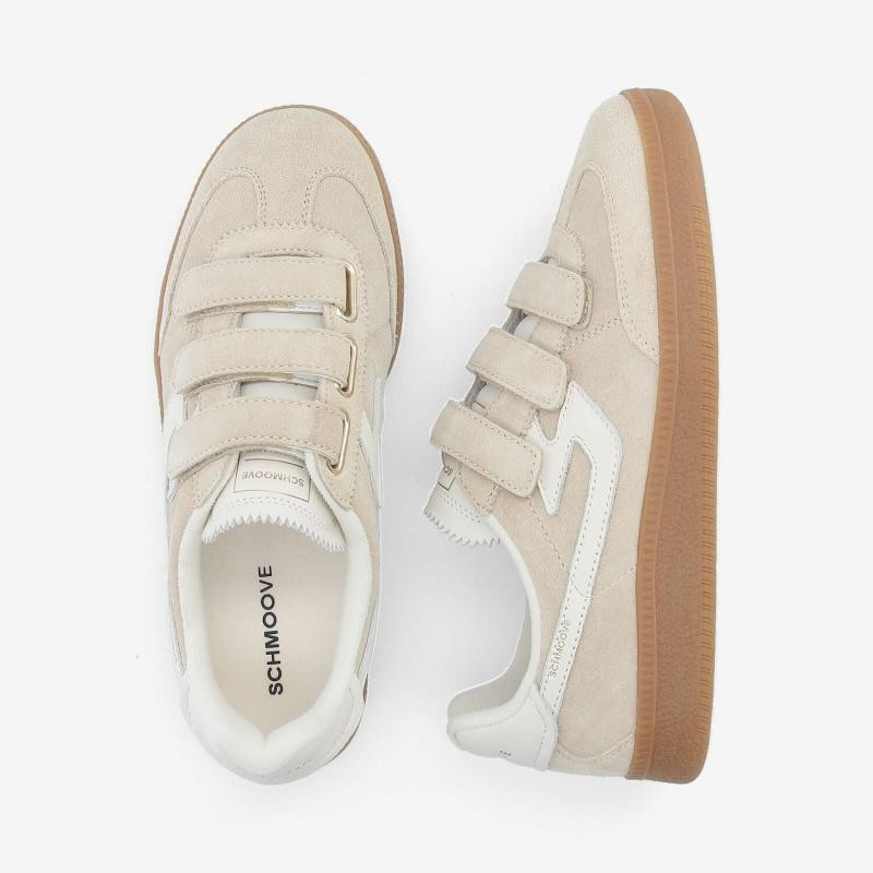 SHEFFIELD STRAPS W SUEDE/NAPPA NUDE/DOVE