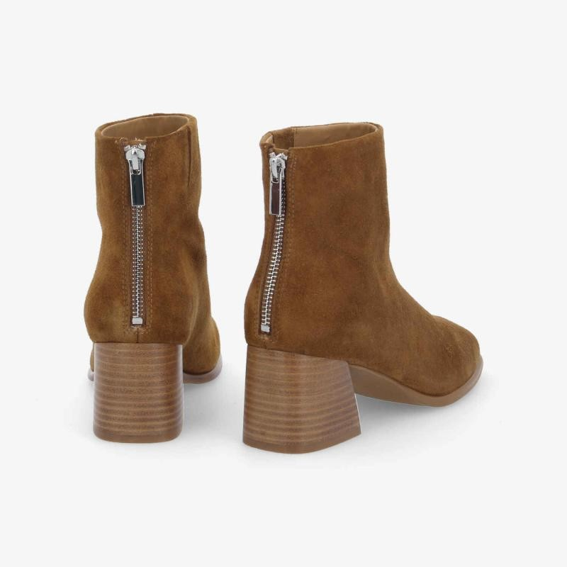 SKARA BOOTS W SUEDE COGNAC