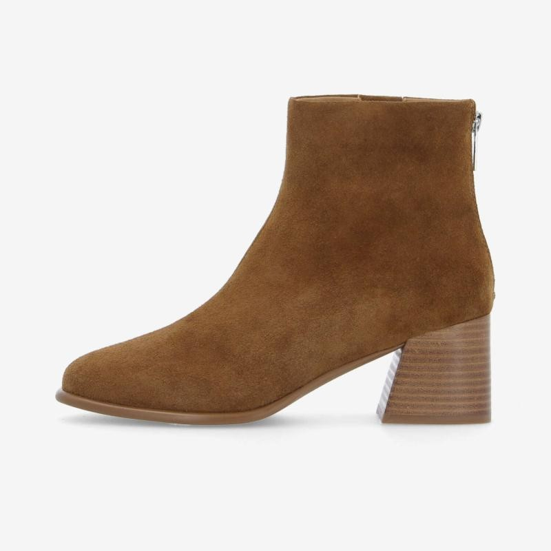 SKARA BOOTS W SUEDE COGNAC